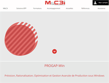 Tablet Screenshot of mc3i.fr